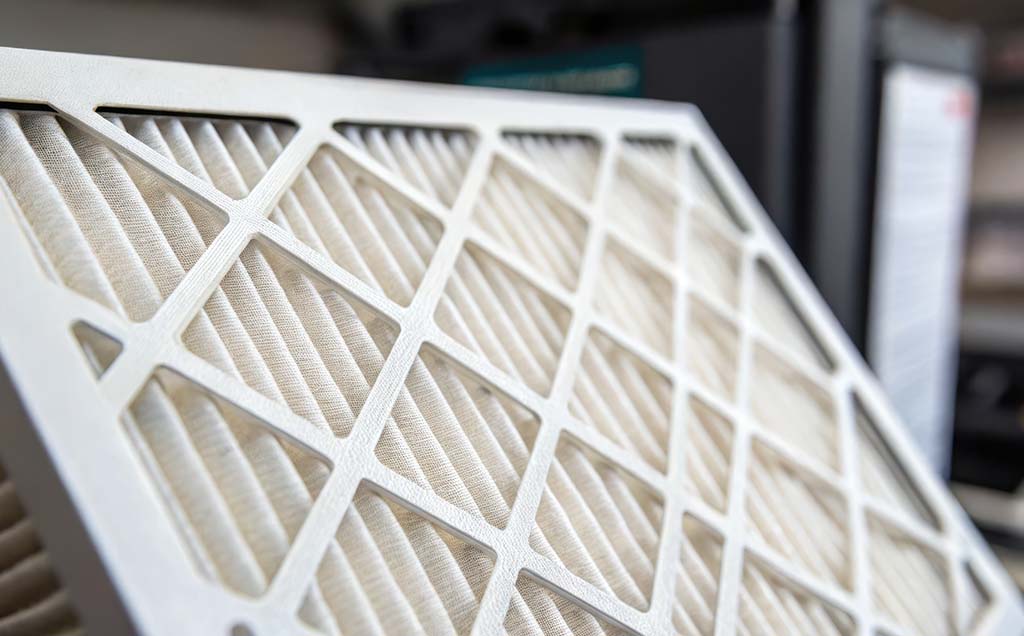 What are MERV ratings and why do they matter - closeup of HVAC filter